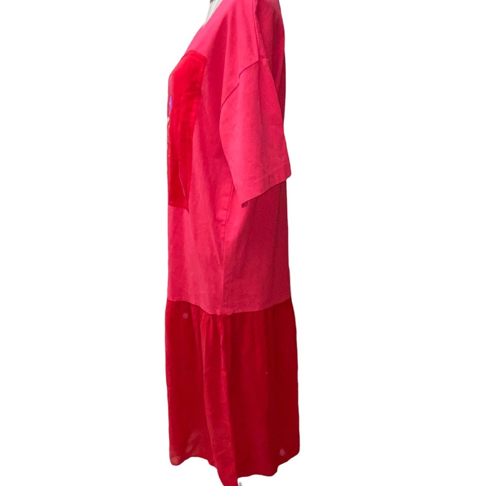 Vintage JOHNNY WAS Dress Large - Picture 5 of 5